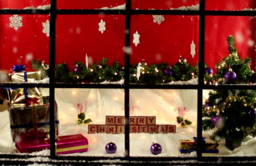 Christmas window