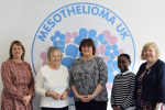 Jane Hunt MP with members of the Mesothelioma UK charity