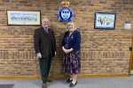 Jane with Police and Crime Commissioner Rupert Matthews